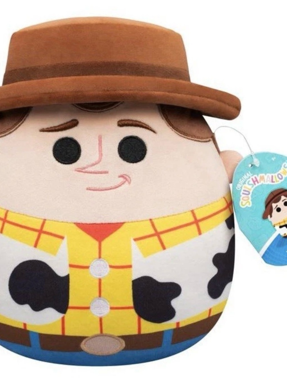 Squishmallows Cowboy Plush Toy - Brown/Yellow